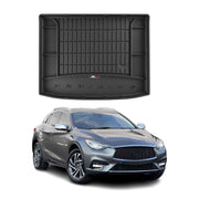 OMAC Gummi Kofferraumwanne für Infiniti Q30 QX30 2016-2019 Laderaumwanne Schwarz