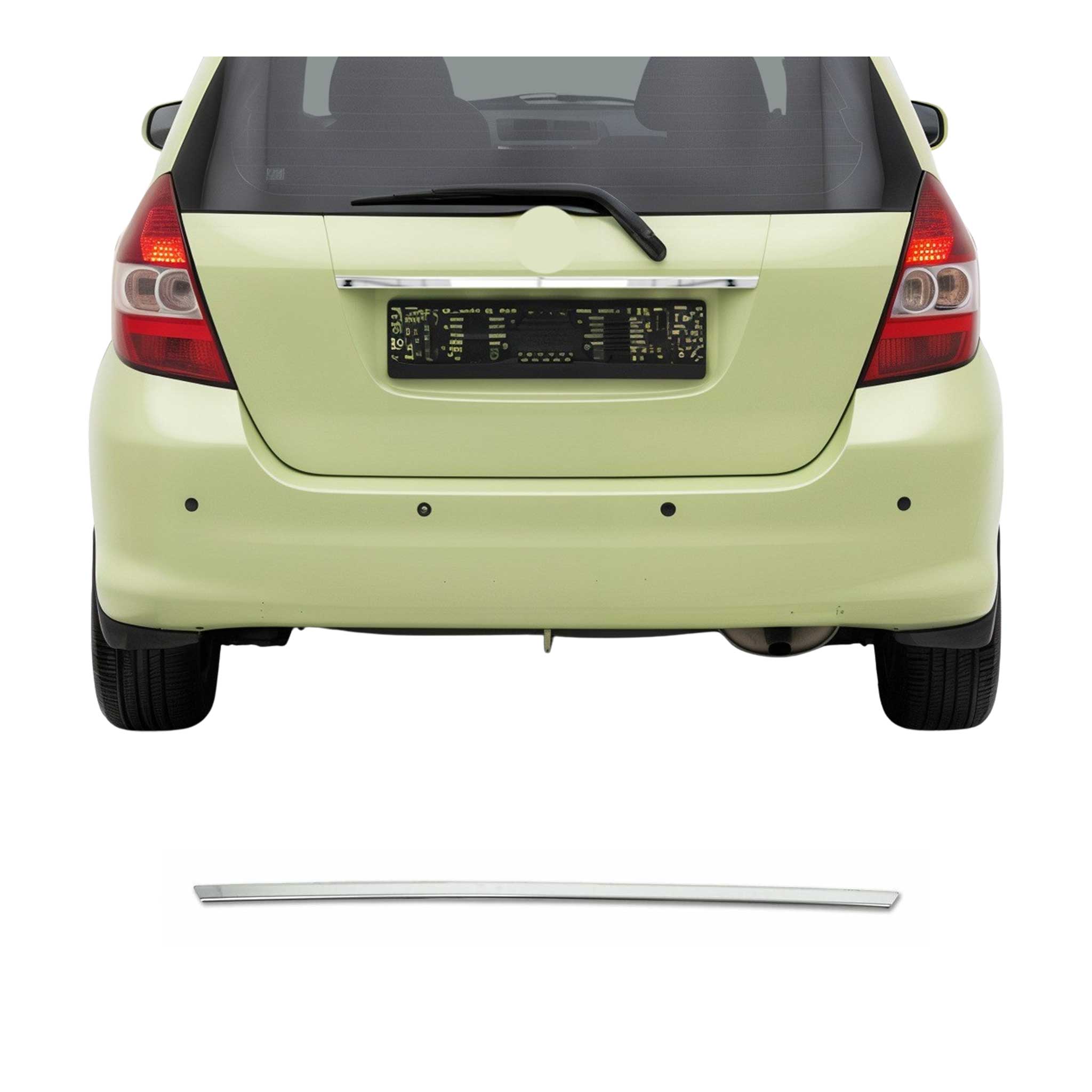 Heckklappe Kofferraumöffner Griff für Honda Jazz 2001-2008 Edelstahl Chrom