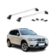 Dachträger Grundtäger für BMW X3 F25 G01 2011-2025 100kg Alu Silber 2 tlg ABE