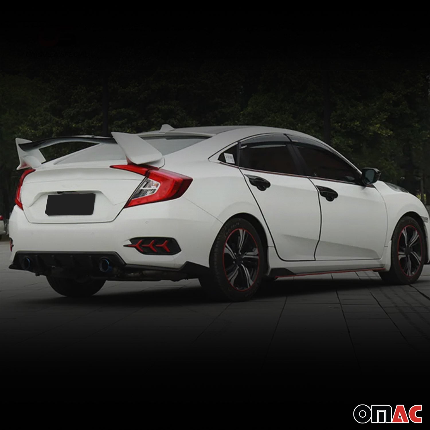 Heckspoiler Hecklippe für Honda Civic X Limo Type-R 2016-2021 Grundiert