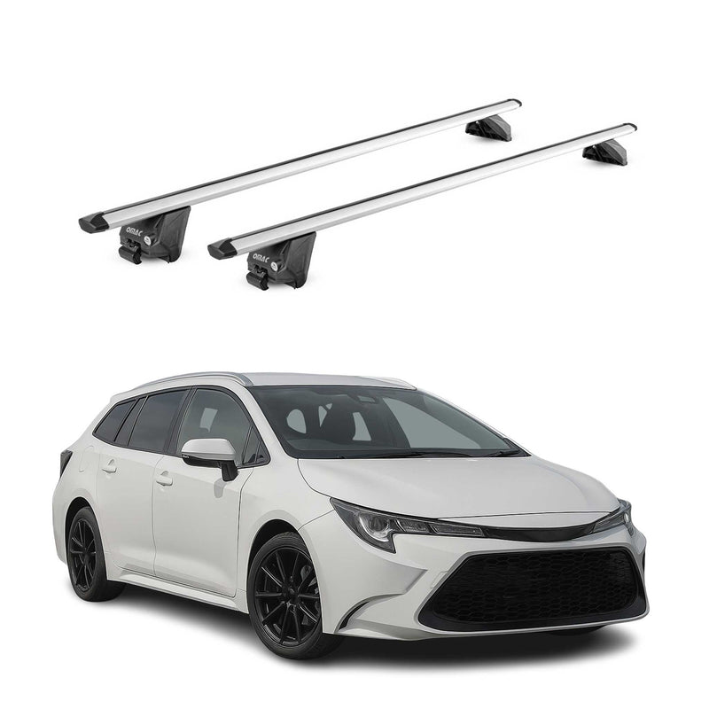 Dachträger Grundtäger für Suzuki Swace 2020-2025 100kg Alu Silber 2 tlg ABE