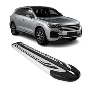 Trittbretter Seitenschweller für VW Touareg 3 2018-2026 Alu Silber