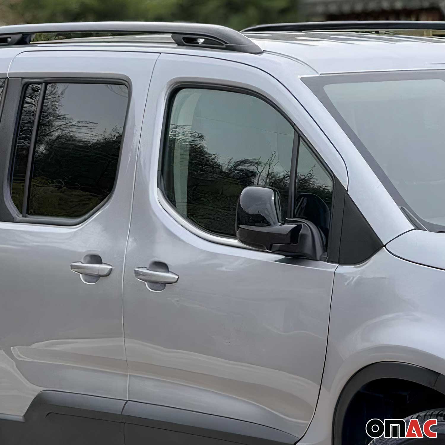 Fensterleisten Zierleisten für Peugeot Rifter 2019-2021 Edelstahl Chrom 2tlg