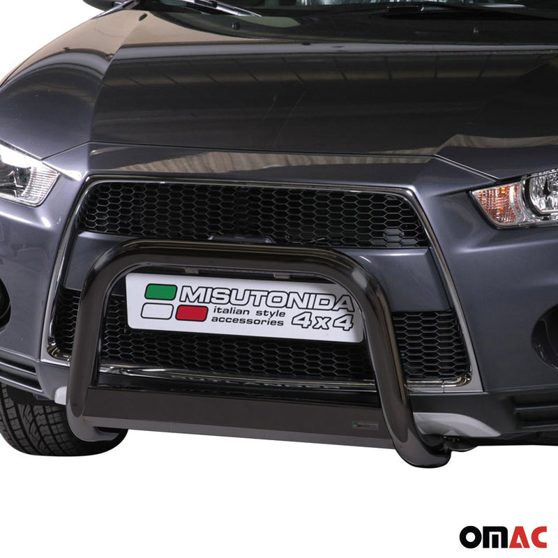 Frontbügel Frontschutzbügel für Mitsubishi Outlander 2010-2012 ø63 Stahl Schwarz