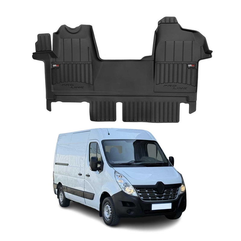 OMAC Gummi Fußmatten für Renault Master 2010-2019 Premium TPE Automatten 1tlg