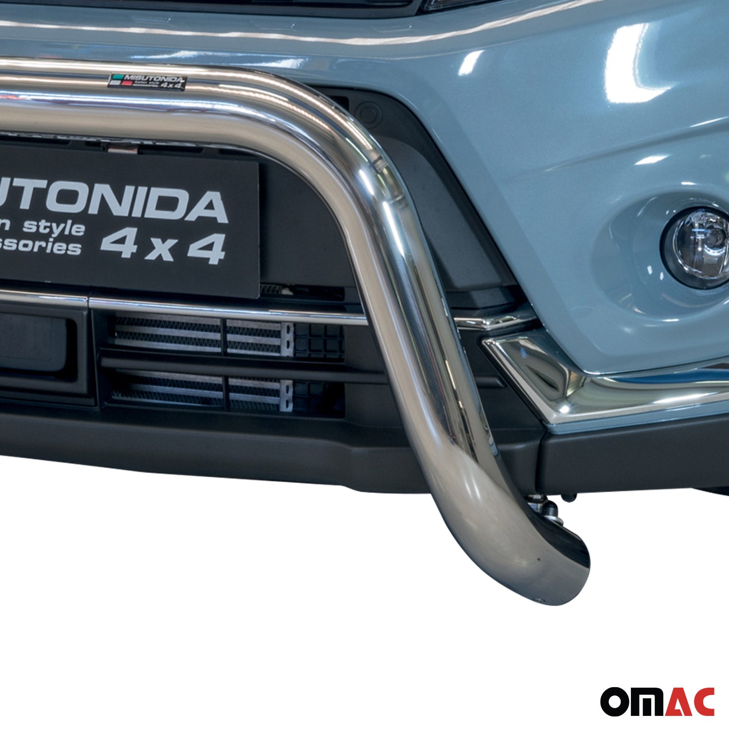 Frontbügel Frontschutzbügel für Suzuki Vitara 2019-2026 ø76mm Stahl Silber