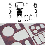Innenraum Dekor Cockpit für Honda Civic 2000-2005 Wurzelholz Optik 12tlg