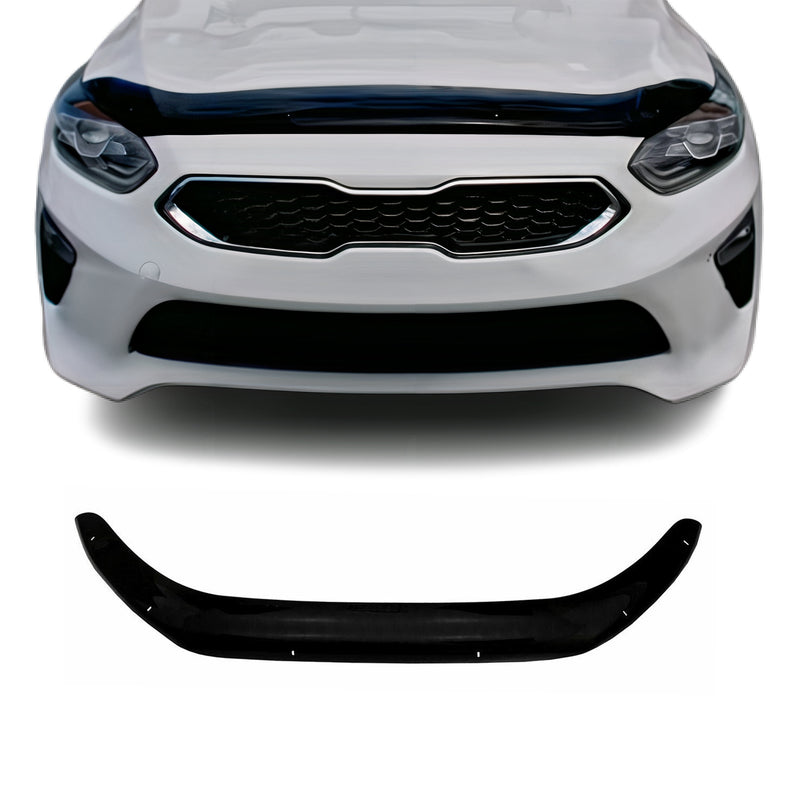 Motorhaube Deflektor Insekten Steinschlagschutz für Kia Ceed 2018-2021 Dunkel