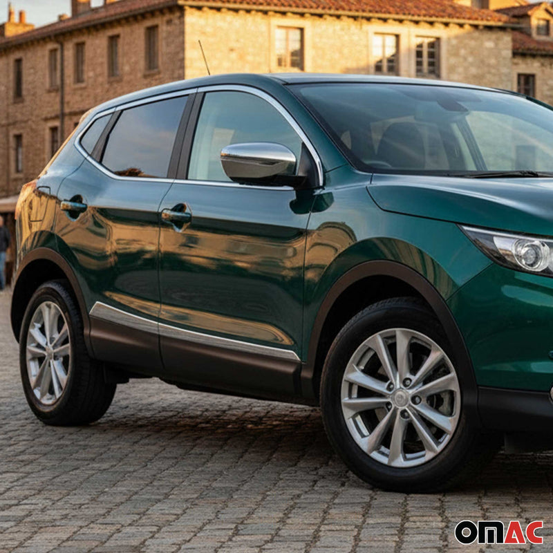 Seitentürleiste Türschutzleiste für Nissan Qashqai J11 2014-2021 Edelstahl 4x