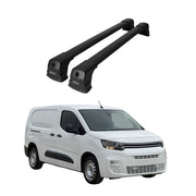 Dachträger Gepäckträger für Citroen Berlingo 2018-2026 Aluminium Schwarz 2tlg