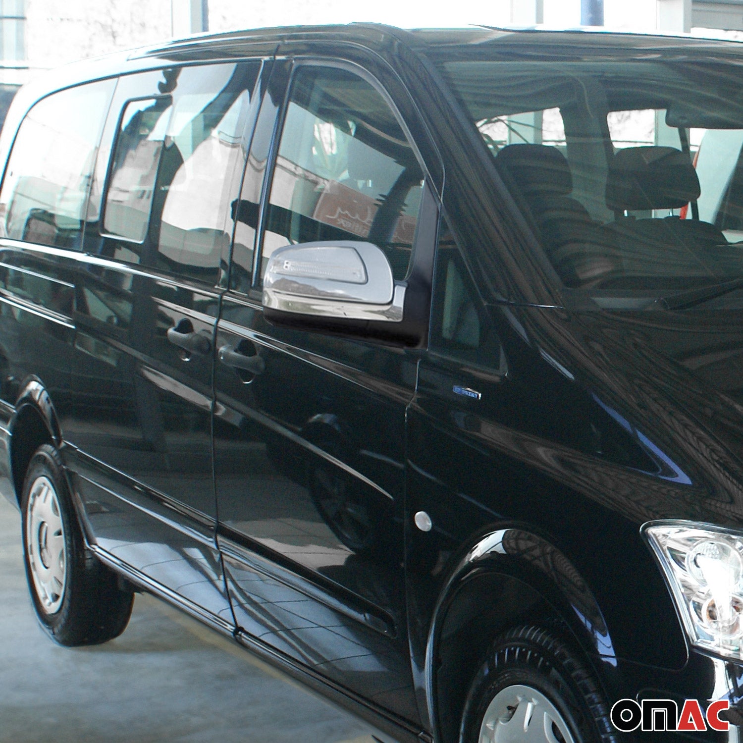 Spiegelkappen Spiegelabdeckung für Mercedes Vito W639 2010-2014 mit Signal Chrom