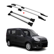 Dachreling + Dachträger SET für Opel Combo L1 Kurzer D 2010-2018 Alu Silber 4tlg