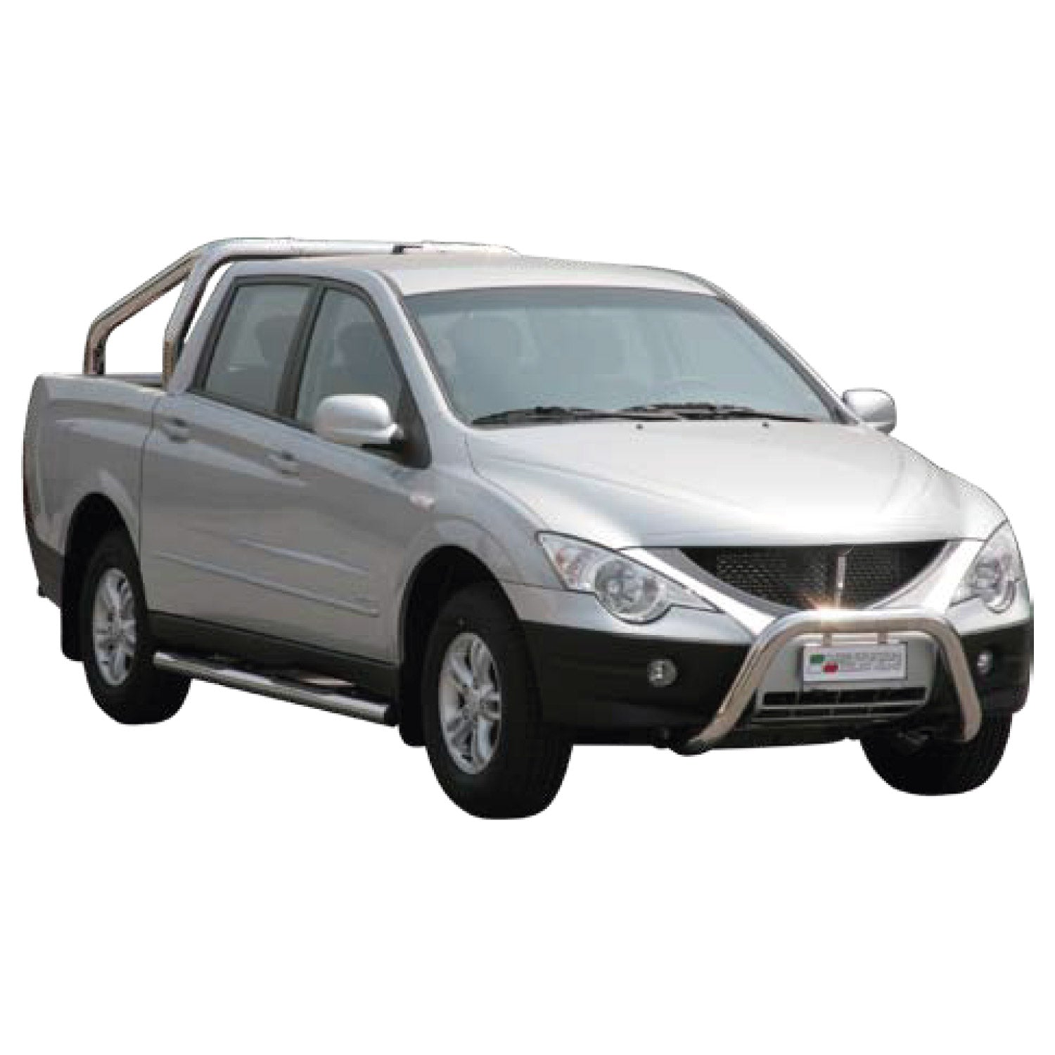 Frontbügel Frontschutzbügel für Ssangyong Actyon Sports 2007-2012 ø76 Stahl Grau