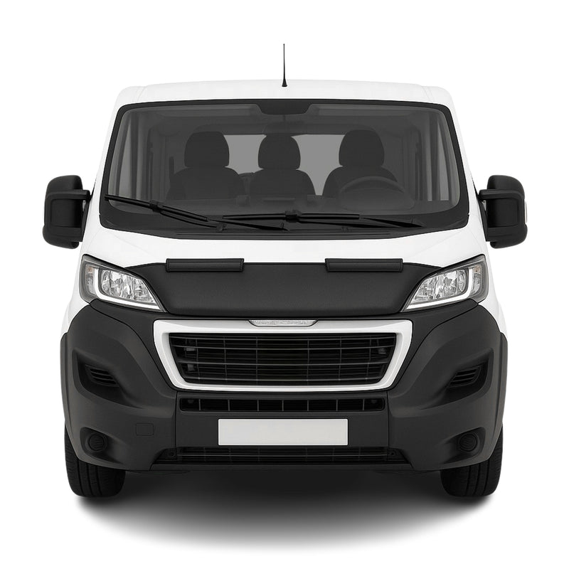 Haubenbra Steinschlagschutz Bonnet Bra für Peugeot Boxer 2014-2021 Schwarz Halb