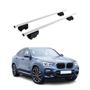 Dachträger Grundträger für BMW X4 G02 2018-2025 Metall Silber 2tlg