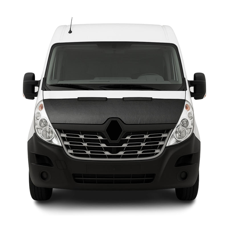 Haubenbra Steinschlagschutz Bonnet Bra für Renault Master 2014-2020 Carbon Halb