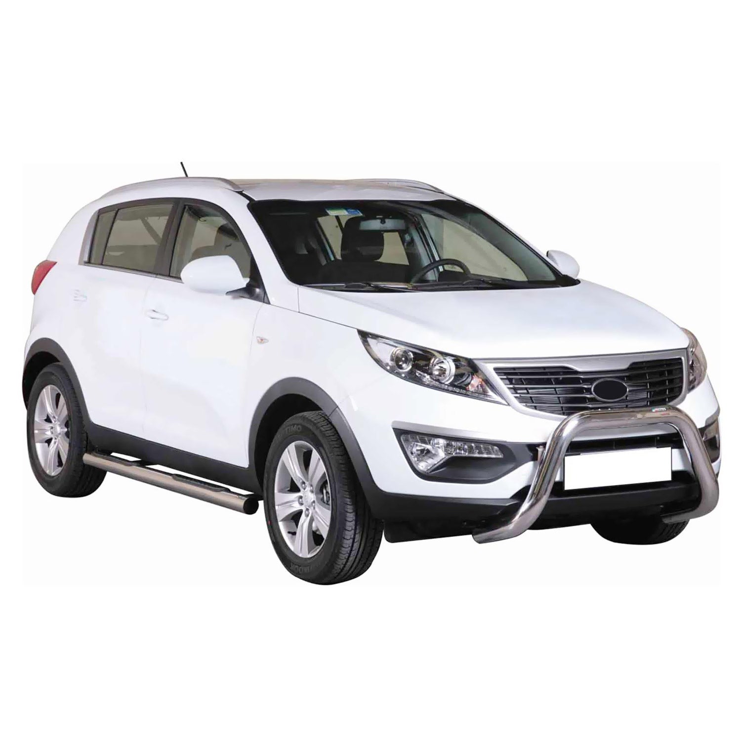 Frontbügel Frontschutzbügel für Kia Sportage 2010-2015 ø76mm Stahl Silber Schutz
