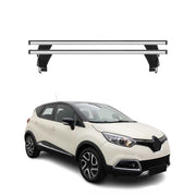 Menabo Dachträger für Renault Captur mk1 2013-2017 Pre-FL 50kg Alu Silber 2x