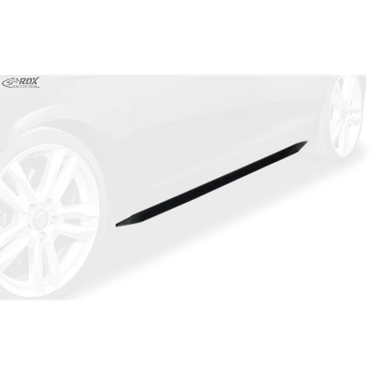 RDX Seitenschweller 'Slim' für Volvo V60/S60 2010-2013 ABS Schwarz 2er-Set TÜV