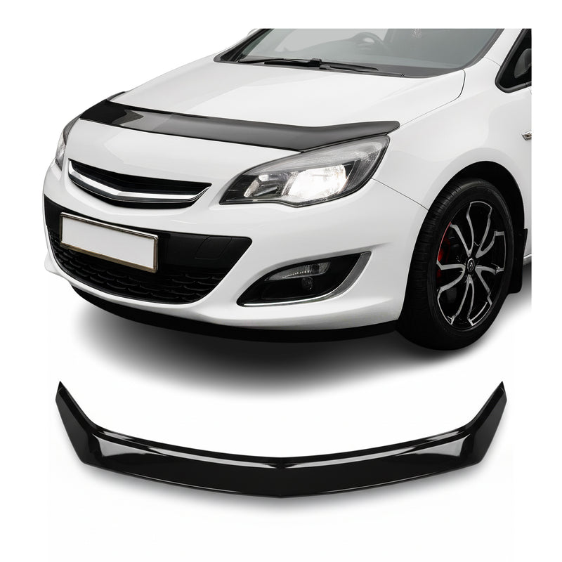 Motorhaube Deflektor Insekten Steinschlagschutz für Opel Astra J 2009-15 Dunkel