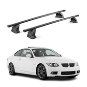 Stahl Dachträger für Bmw 3er E92 Coupè 2006-2012 TÜV Abschließbar 2tlg Schwarz