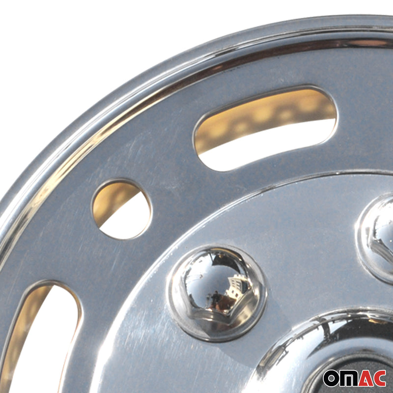 4x Radkappen Radzierblenden Radblenden 16" für Ford Stahl Silber