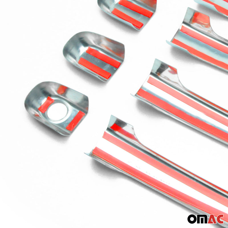 Türgriff Blende Türgriffkappen für Hyundai Accent Limo 2005-11 4Tür Edelstahl 8x