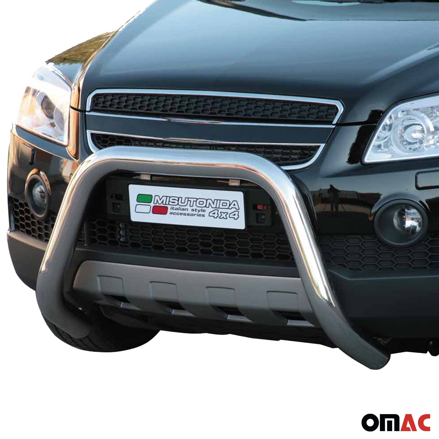 Frontbügel Frontschutzbügel für Chevrolet Captiva 2006-2010 ø76mm Stahl Silber