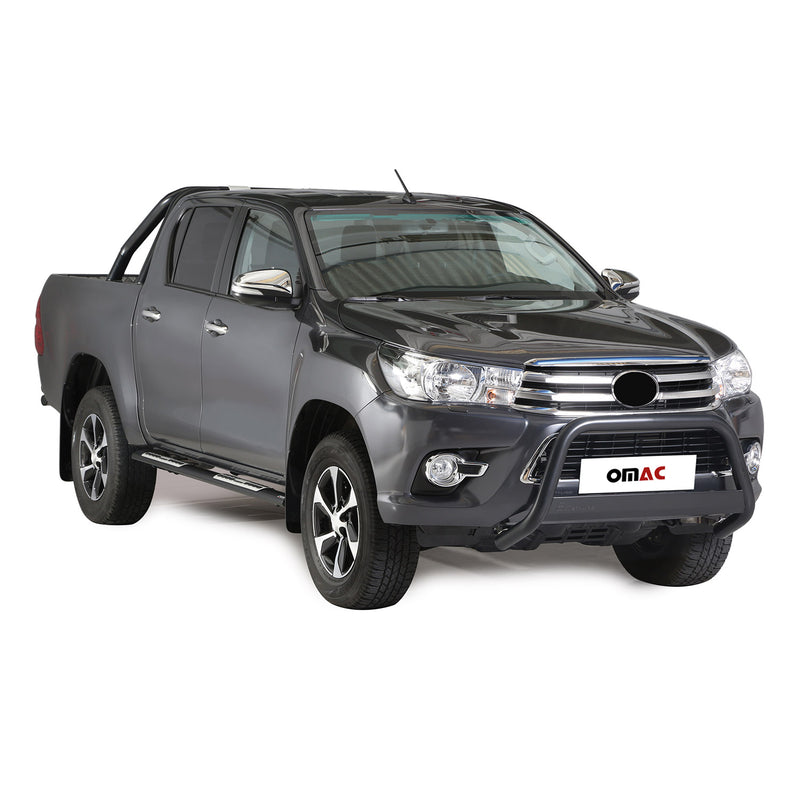 Frontbügel Frontschutzbügel für Toyota Hilux 2016-2018 ø63mm Stahl Schwarz