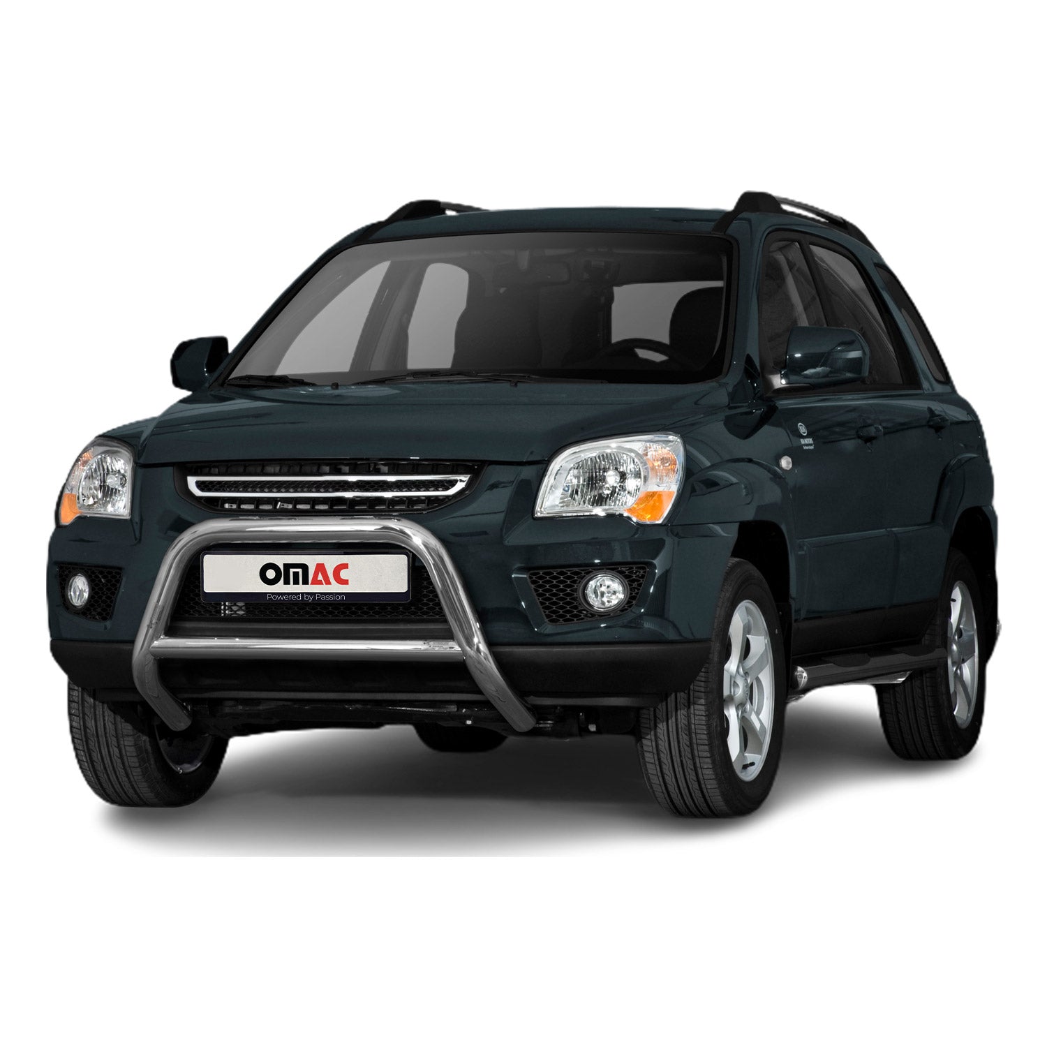 Frontbügel Schutz Frontschutzbügel für Kia Sportage 2008-2010 Stahl ABE Silber