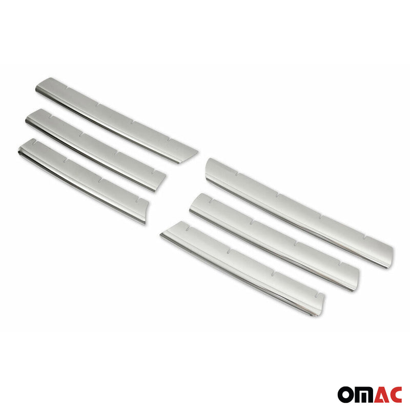 Kühlergrill Leisten Grillleisten für VW Caddy Life 2007-2010 Edelstahl Silber 6x