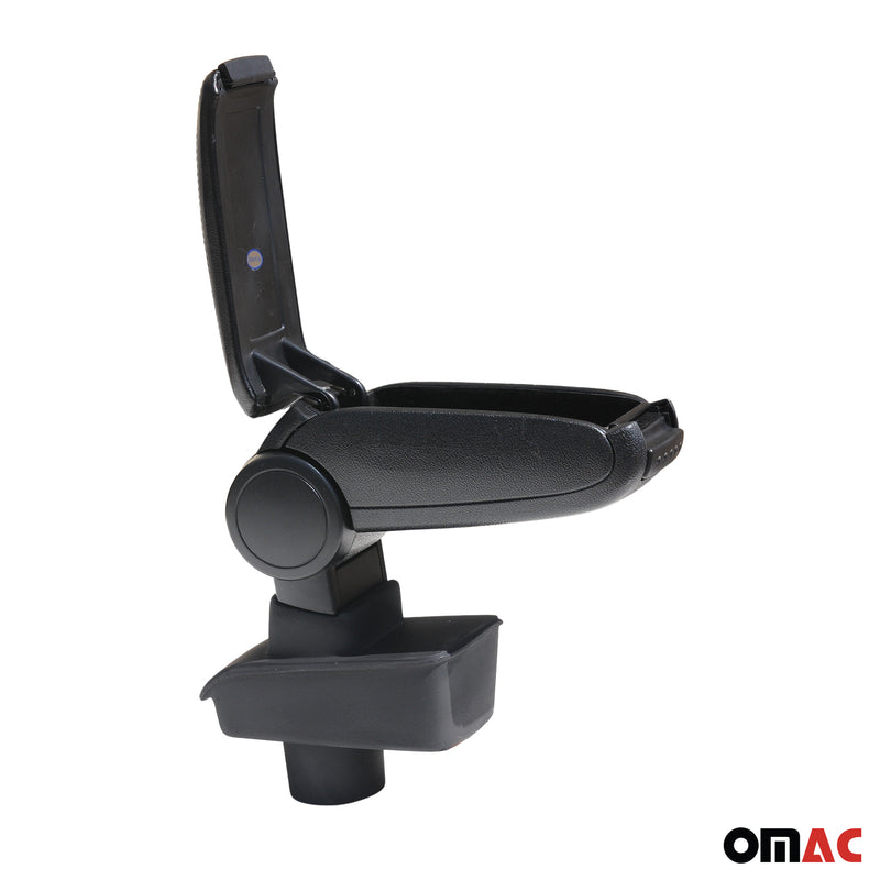 Mittelarmlehne Armlehne für Ford Fiesta 6 2008-2017 PU-Leder ABS Schwarz