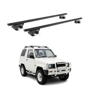 Dachträger Grundtäger für Daihatsu Feroza 1989-1998 90kg Aluminium Schwarz ABE