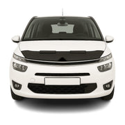 Haubenbra Steinschlagschutz für Citroen C4 Picasso 2013-2018 Schwarz Halb