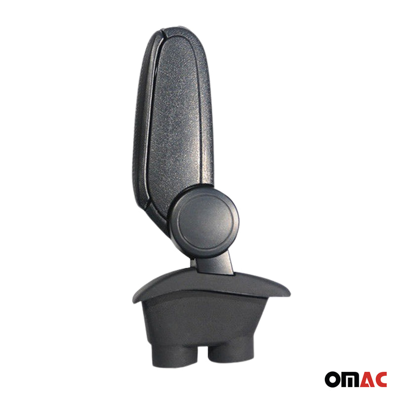 Mittelarmlehne Armlehne Mittelkonsole für Peugeot 208 2012-2019 PU-Leder Schwarz