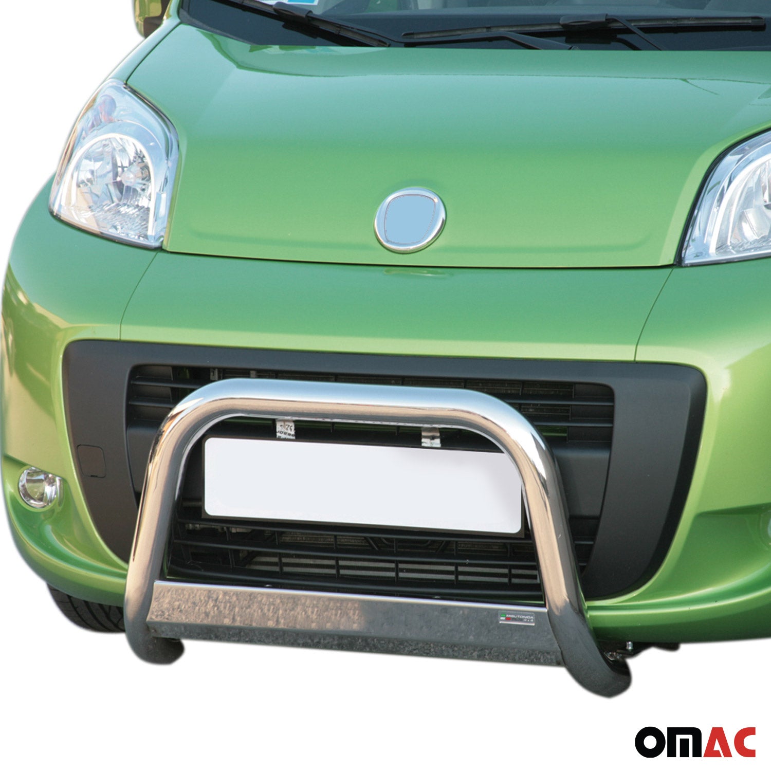 Frontbügel Frontschutzbügel für Fiat Fiorino 2008-2016 ø63mm Stahl Silber Schutz
