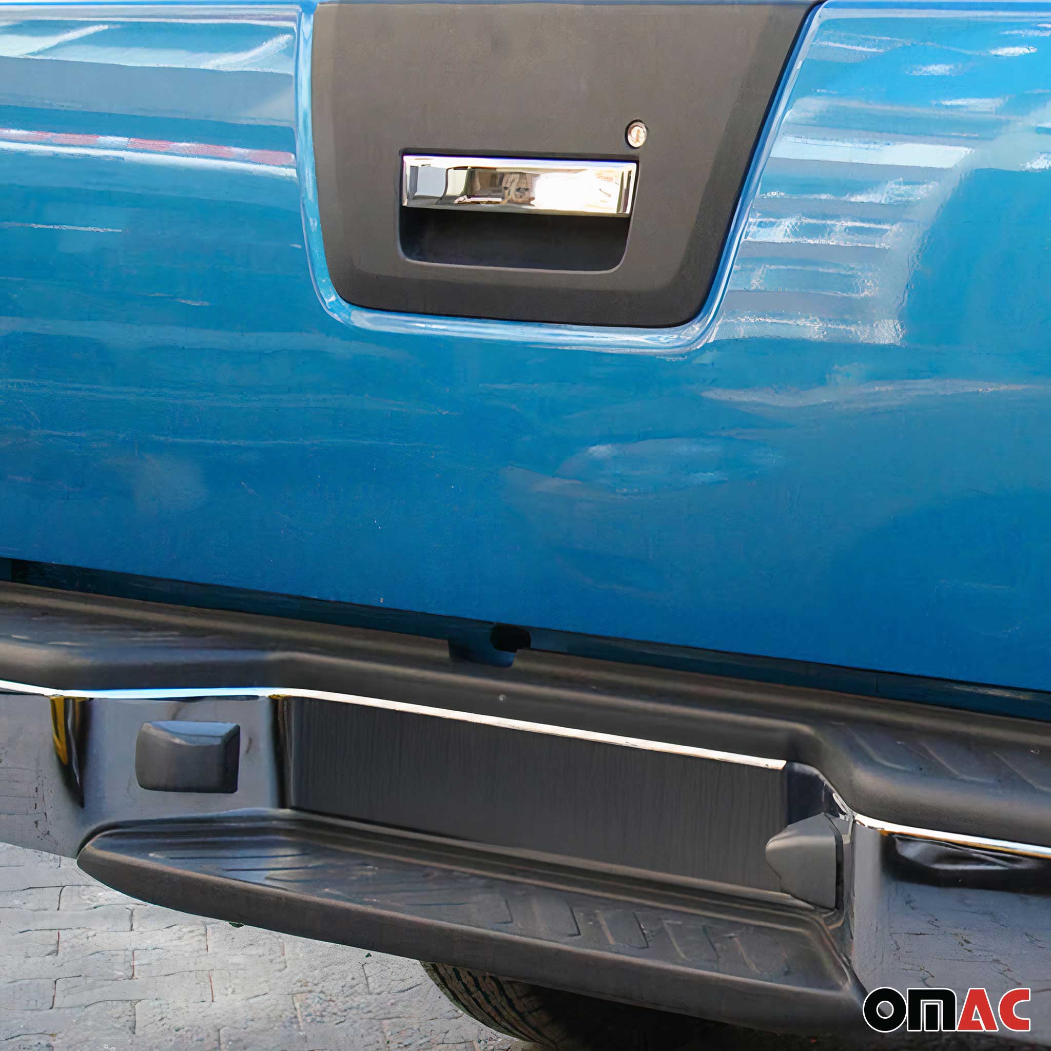 Heckklappe Kofferraumöffner für Nissan Navara D40 2006-2015 Edelstahl Chrom