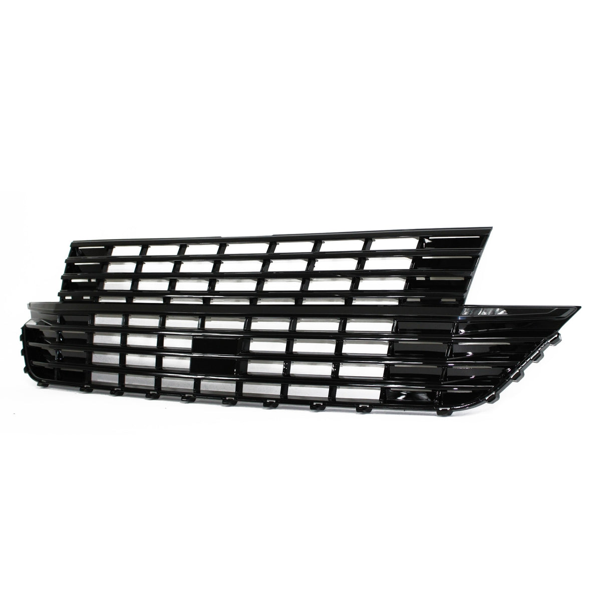 JOM Kühlergrill Kühlergitter für VW T6.1 2019+ schwarz glänzend ohne Emblem ABS