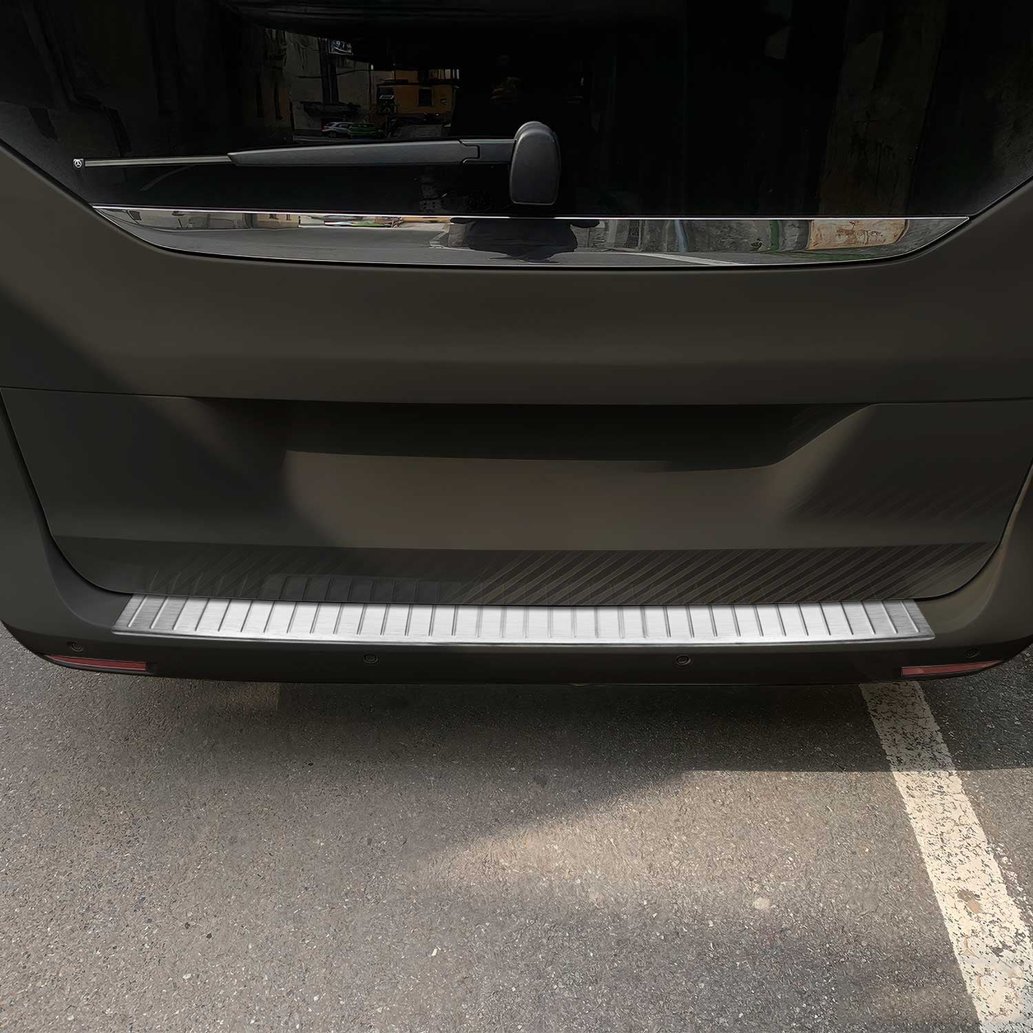 Ladekantenschutz Stoßstange für Mercedes Vito W447 2014-2026 Edelstahl gebürstet