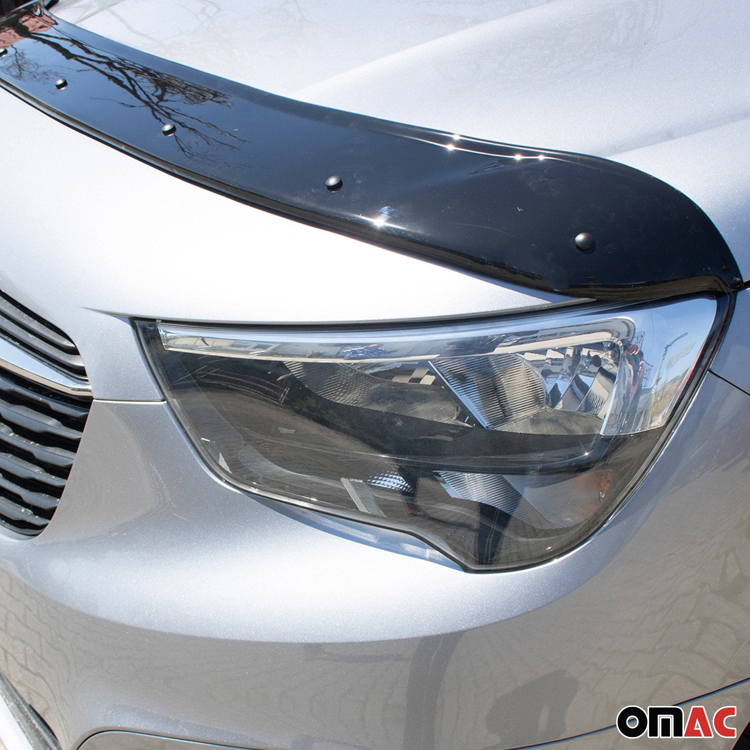 Motorhaube Deflektor Insektenschutz für Citroen Berlingo 2018-2026 Dunkel