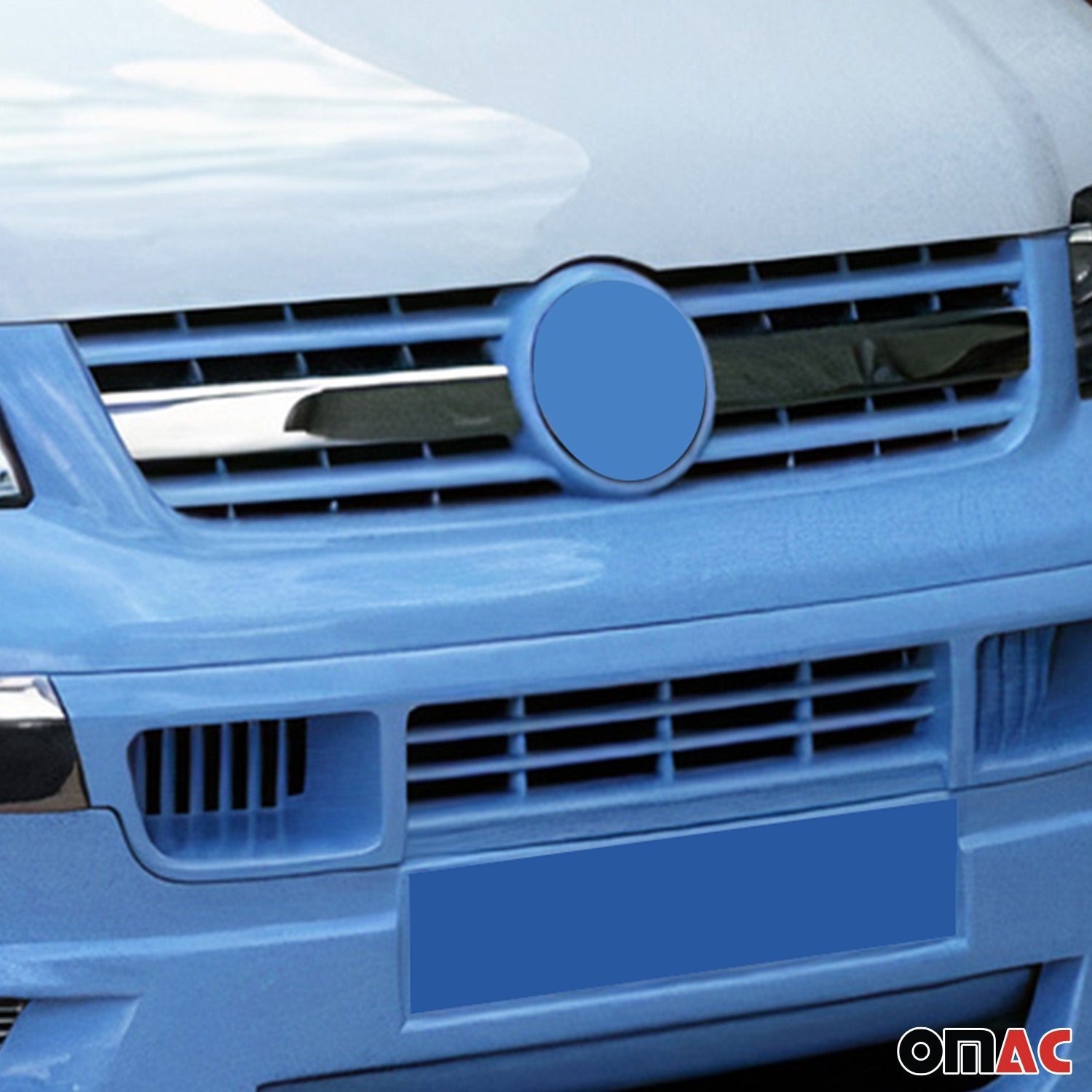 Kühlergrill Leisten Grillleisten für VW T5 2003-2010 Edelstahl Chrom 2tlg