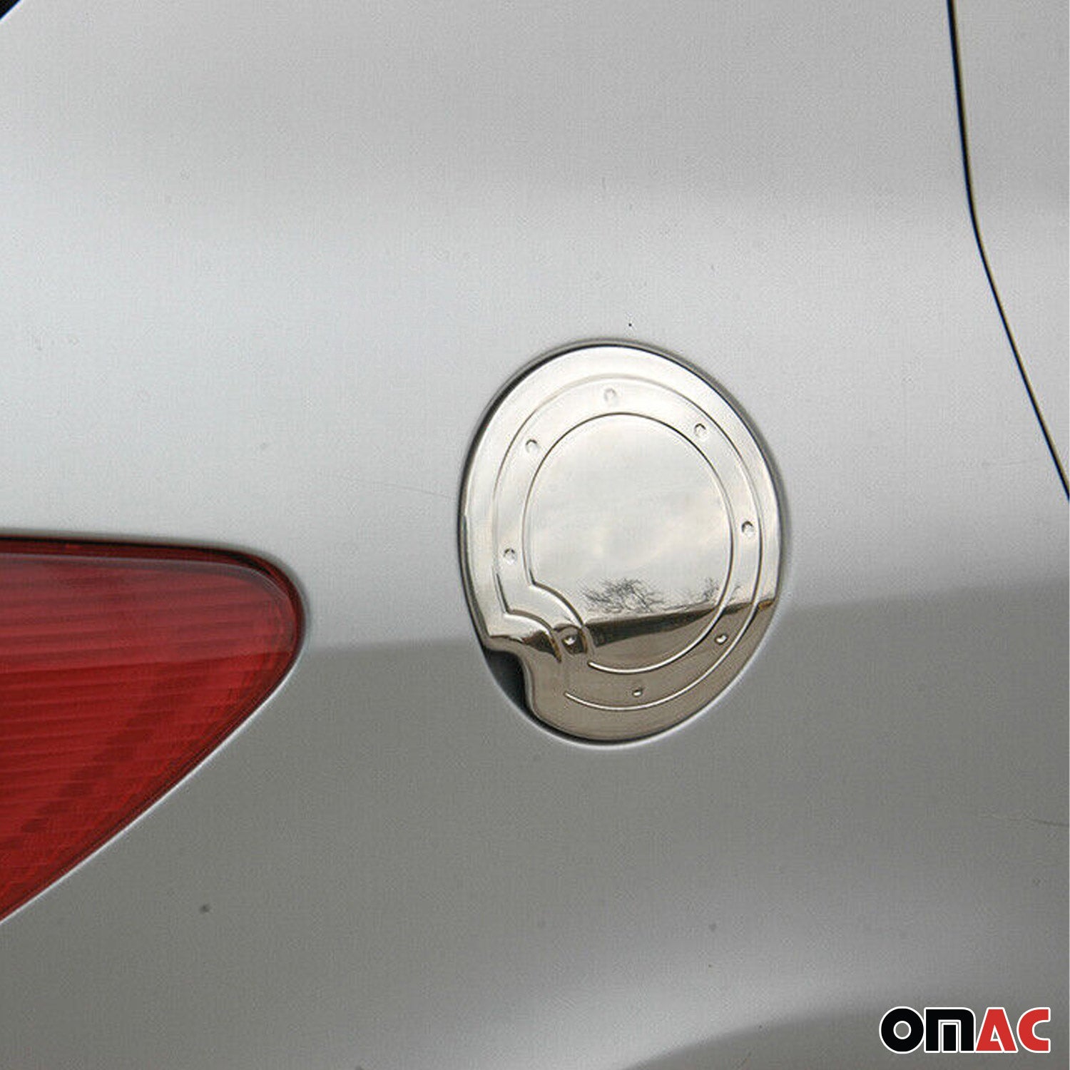 Tankdeckel Blenden Tankverschluss für Peugeot 307 2001-2008 Edelstahl Chrom