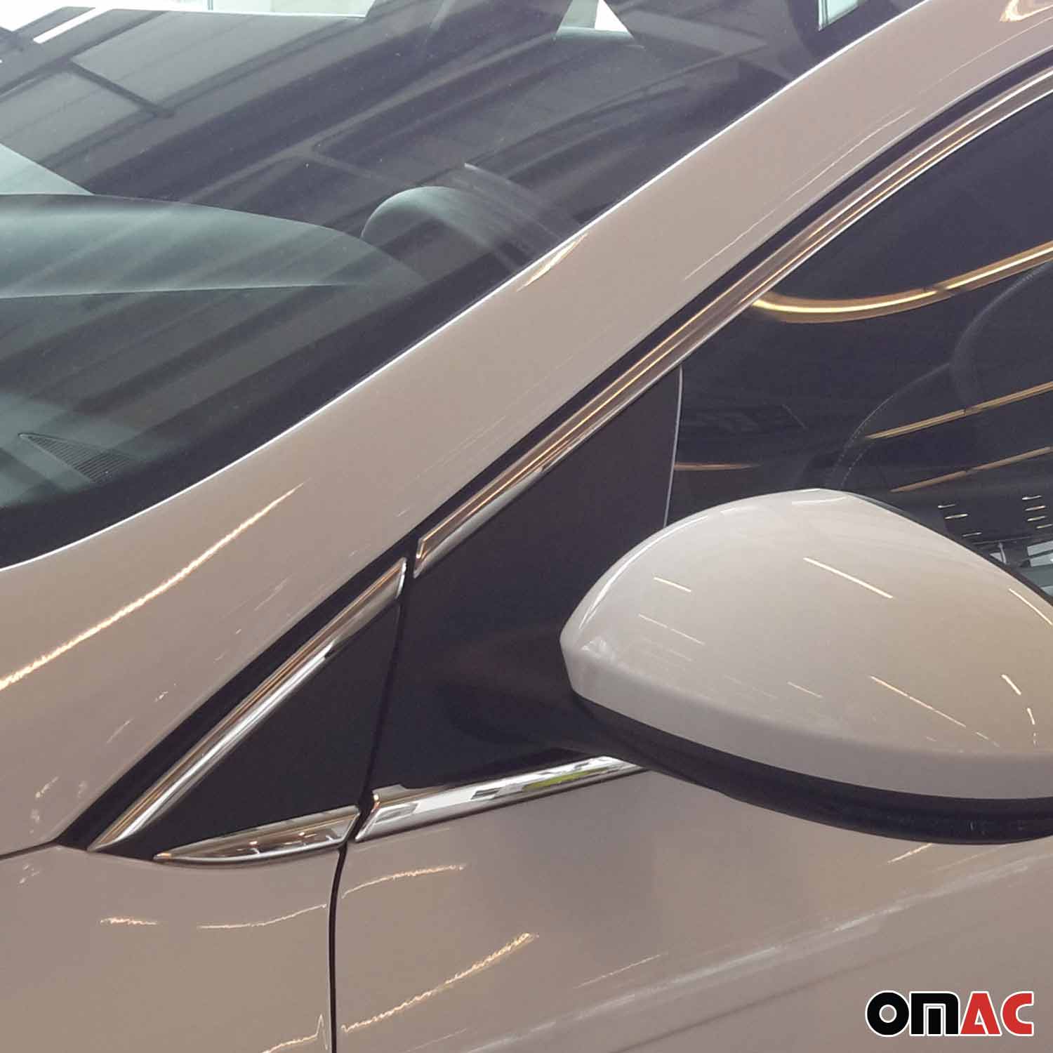 Fensterleisten Zierleisten für Renault Megane 1 2015-19 Edelstahl Chrom 12tlg