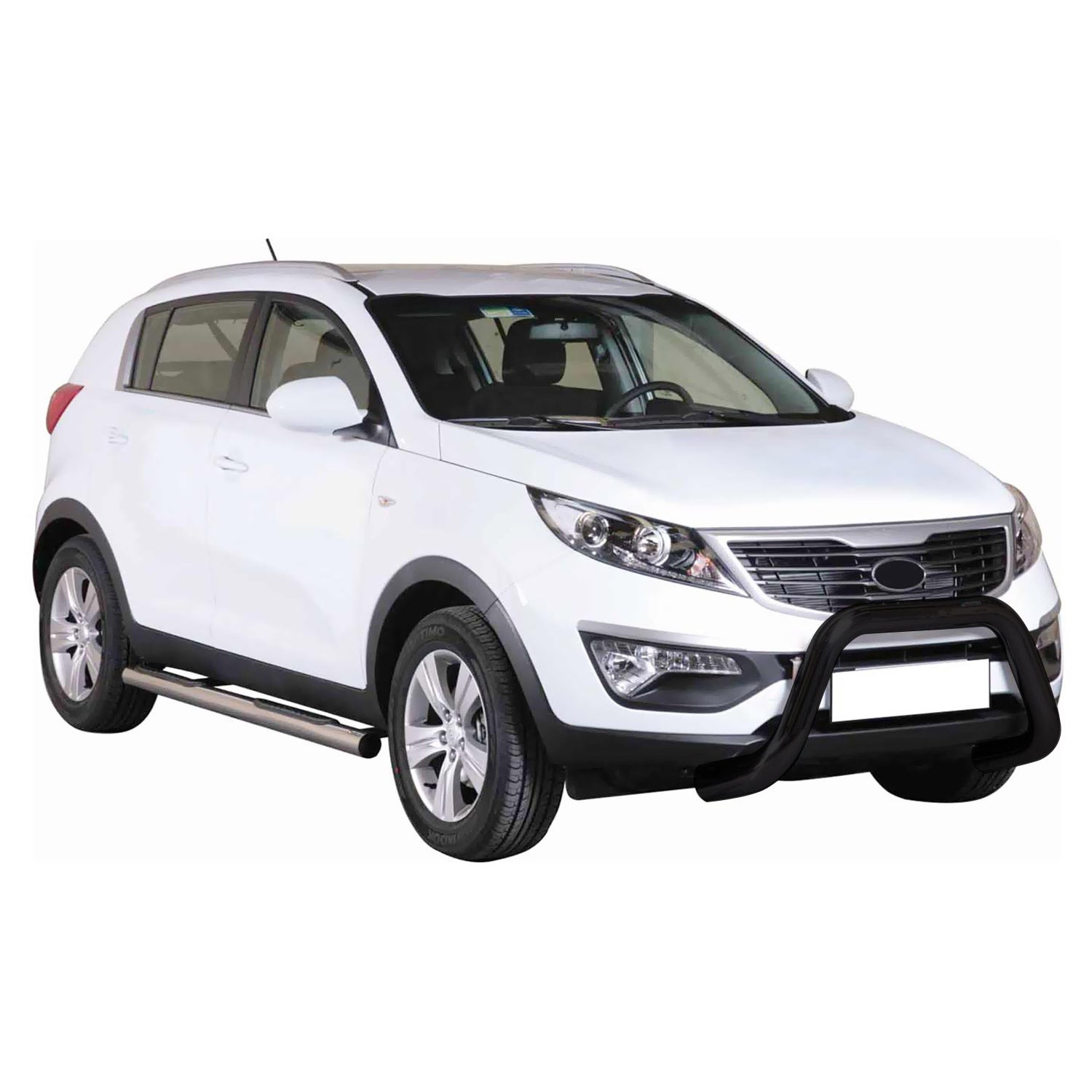 Frontbügel Frontschutzbügel für Kia Sportage 2010-2015 ø76mm Stahl Schwarz