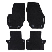 Velours Fußmatten für Volvo S80 II 2006-2016 Autoteppich Automatten Schwarz 4tlg