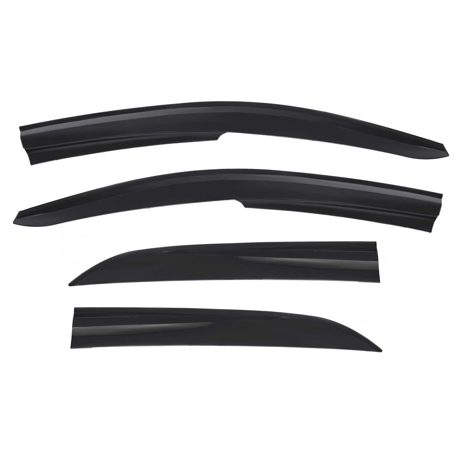 4x Windabweiser Regenabweiser für Toyota Corolla 2007-2013 Limo Acryl Dunkel