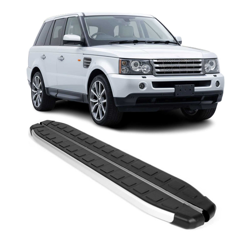 Seitenbretter Trittbretter für Range Rover Sport L320 LS 2005-2013 Alu Schwarz