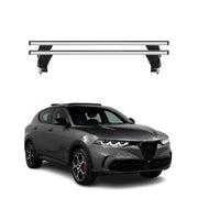 Menabo Dachträger Grundtäger für Alfa Romeo Tonale 2022-2025 50kg Alu Silber 2x