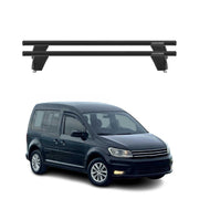Menabo Dachträger Grundtäger für VW Caddy life 2015-2020 75kg Alu Schwarz 2 tlg