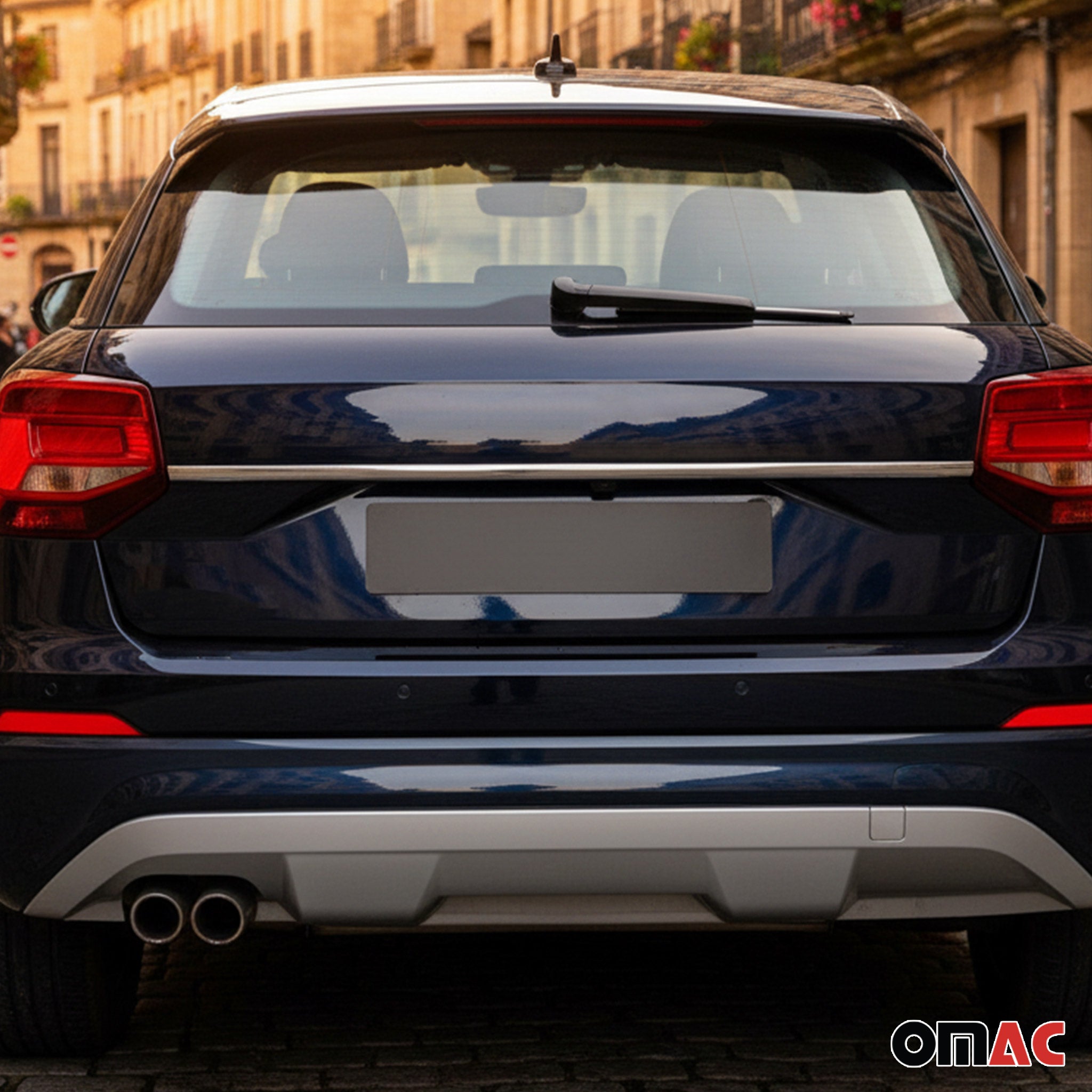 Heckklappe Kofferraumöffner Griff für Audi Q2 2017-2026 Edelstahl Chrom